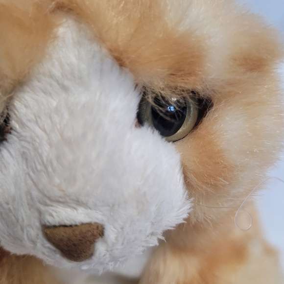 Folkmanis Orange Tabby Cat Plush Hand Puppet 8" - Picture 2 of 10